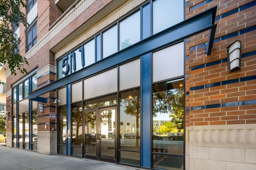 Main building entrance - 511 W Division St