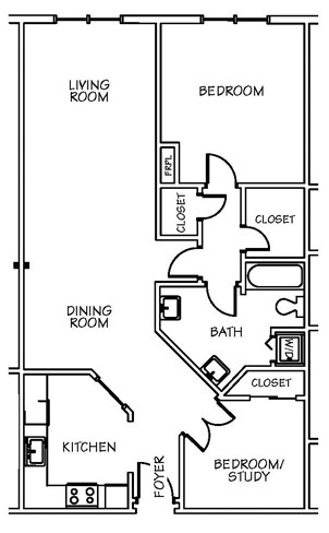 Floorplan - Lenox Village Apartments