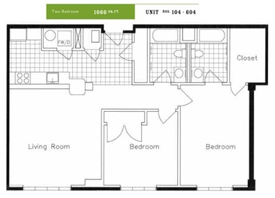 Floorplan - Ten Florence at Central Place