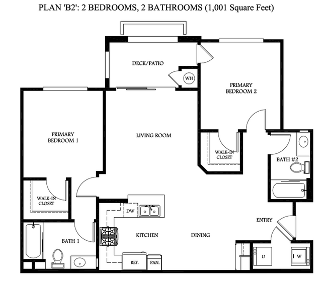 Floorplan - Avila Apartment Homes
