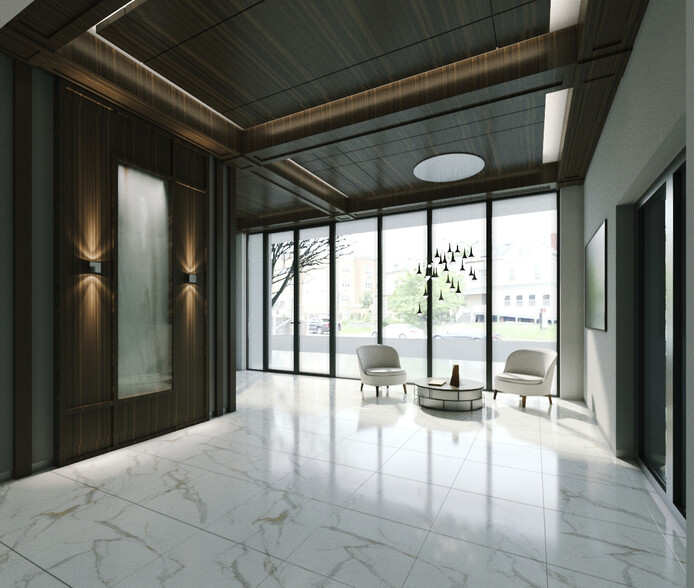 Lobby Rendering - The Harvard