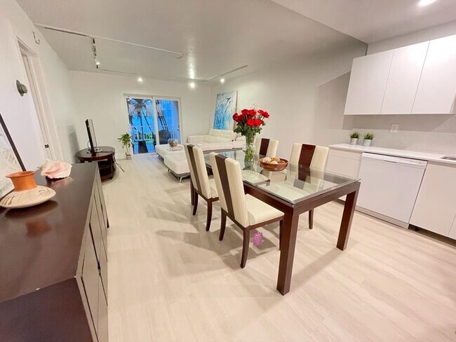 kitchen and living room - 240 Galen Dr