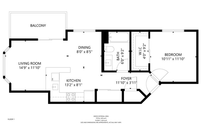 Floorplan - Landmark Apartments