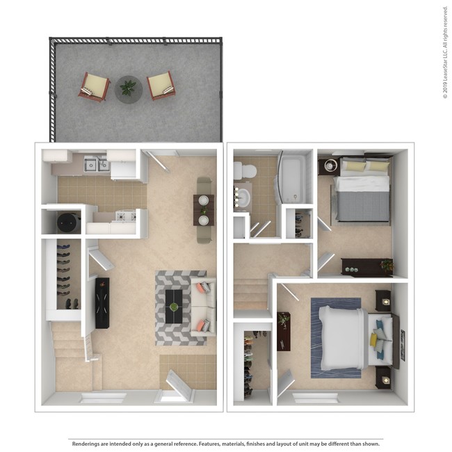 Floorplan - Hilliard Road Apartments