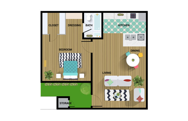 Floorplan - Villa Nueva Apartments