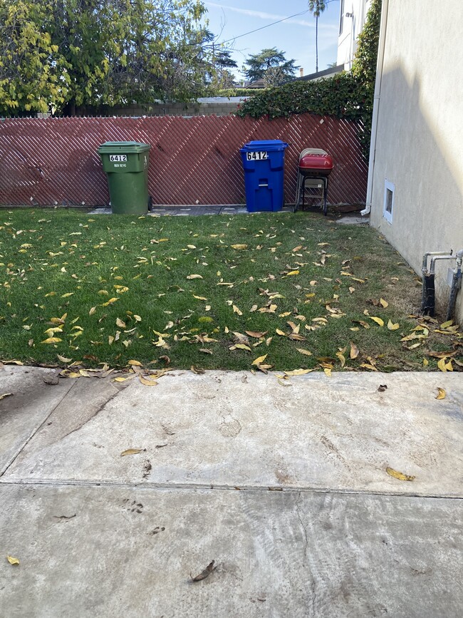 Backyard - 6412 Fountain Ave