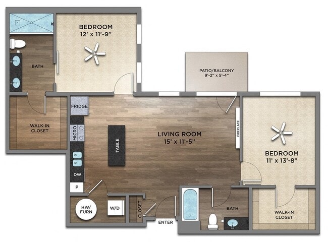 Floorplan - Century Baxter Ave