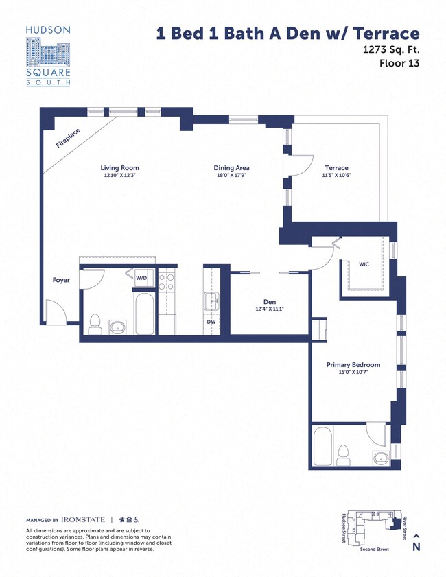 Floorplan - Hudson Square South