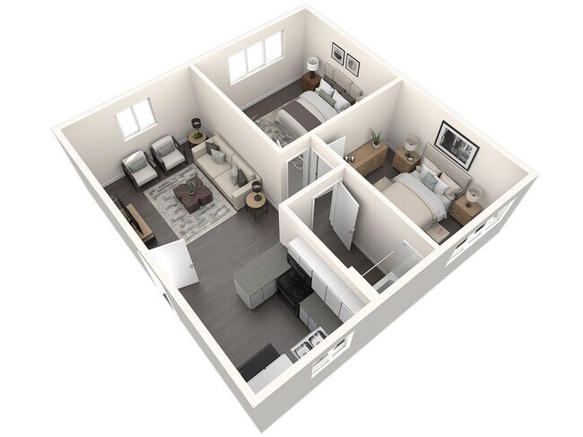 Floorplan - Coral Manor Apartments