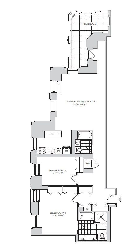 Floorplan - 70 Pine Apartments