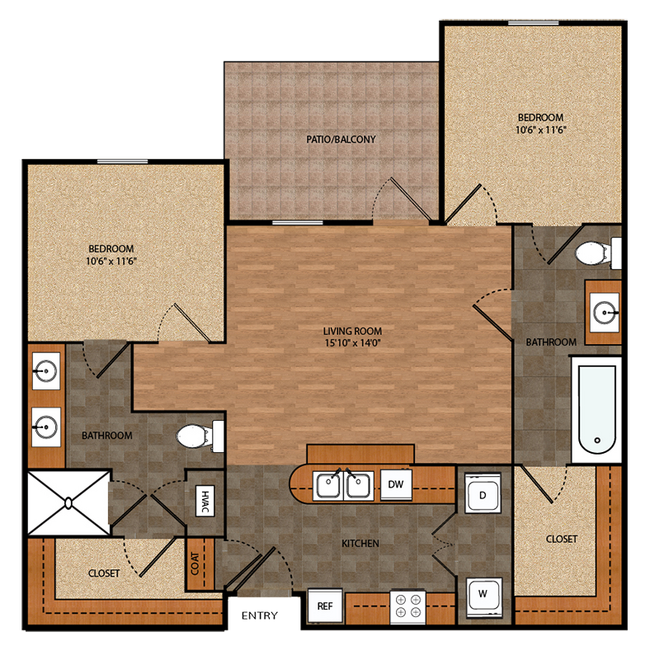 Floorplan - Bell Tower Flats