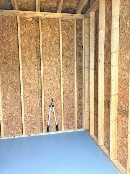 Shed Interior - 1223 E Waldburg St