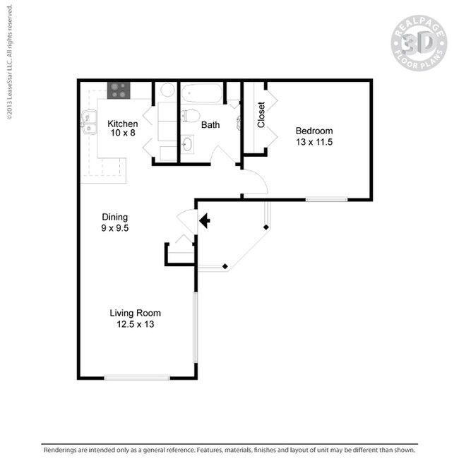 1BR/1BA - Villas of Rock Prairie