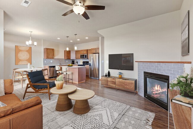 Townhome 1.0 Living with Fireplace - Residences at Indian Trail
