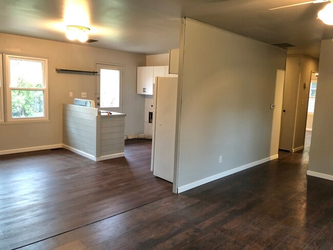 view into kitchen and dining area from living - 1824 Miller Dr