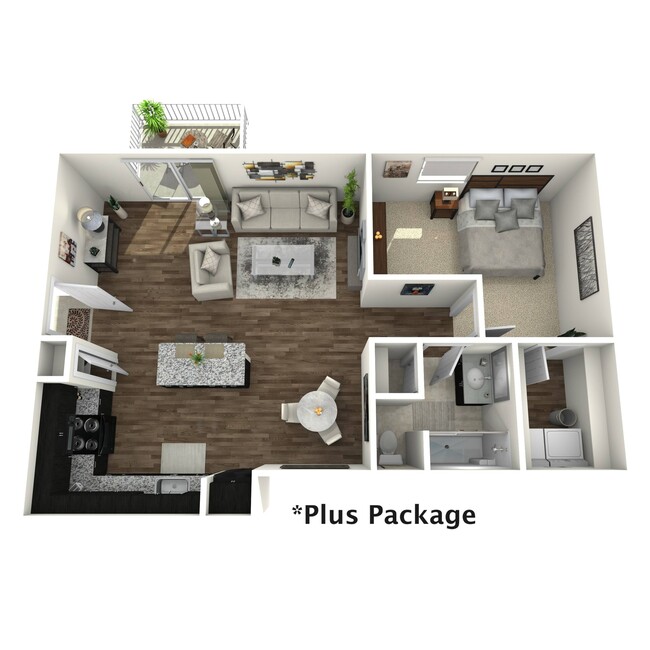 Floorplan - Whispering Hills Apartments