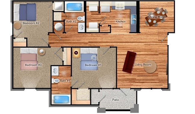 3BR/2BA - Fairway Breeze