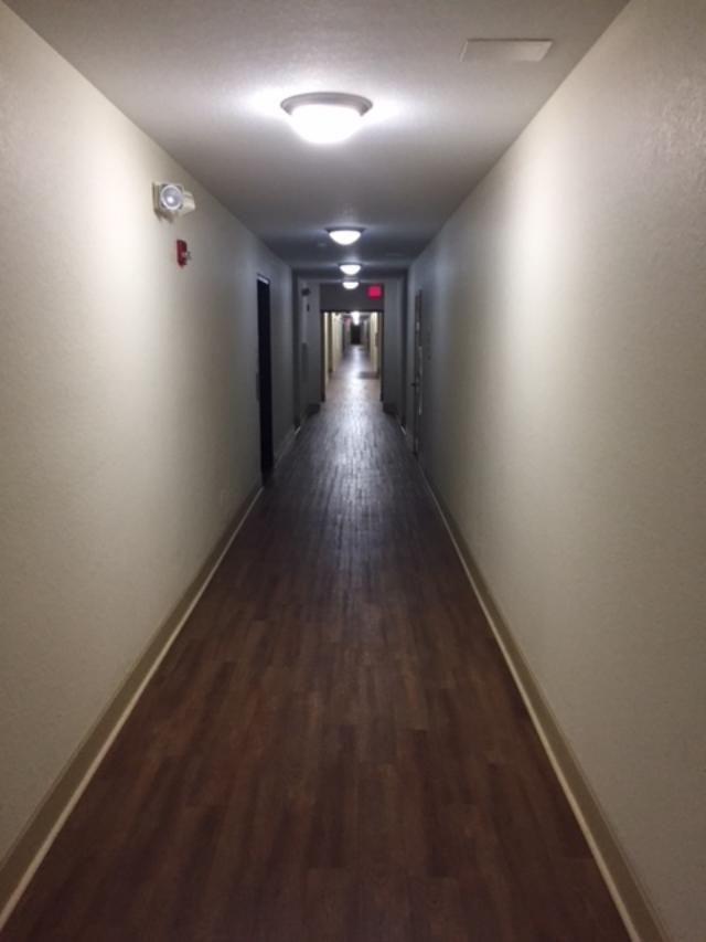 Hallway style with Garbage shoot - 860 N Orange Ave