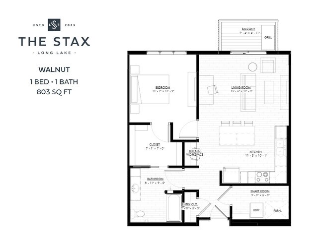 Floorplan - The Stax of Long Lake