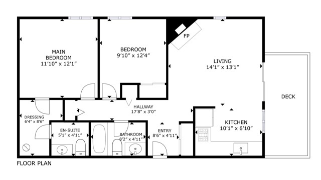 2 Bedroom 1.5 Bath 805 Sq Ft - Bay Ridge Apartments