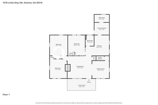 Building Photo - 3 Bedroom Pet-Friendly Home in Atlanta, GA with Main Street Renewal