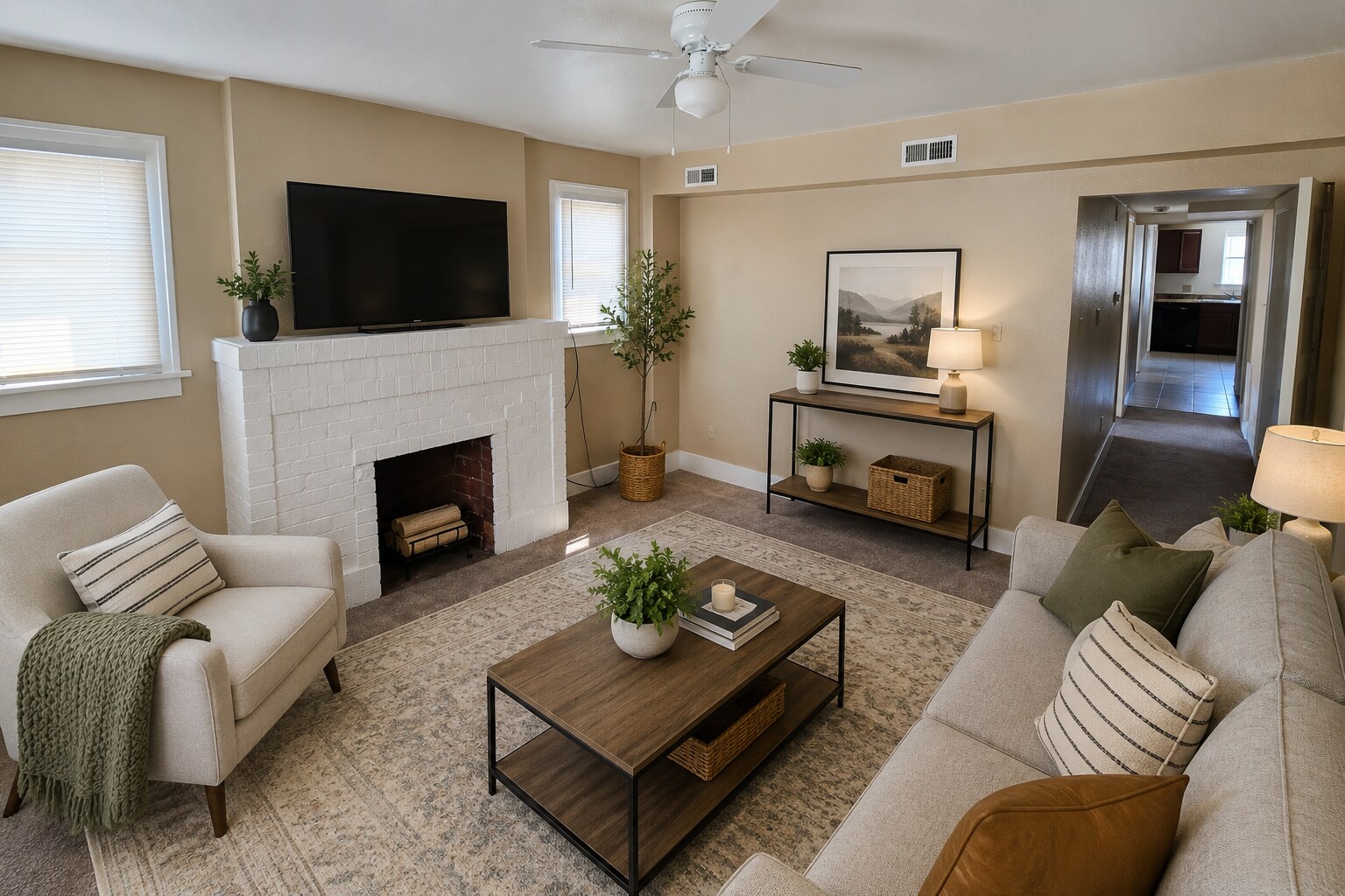 AI Version Living Room - 1112 E 6th St