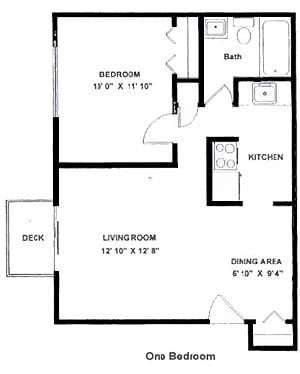 1BR/1BA - Carriage House Apartments