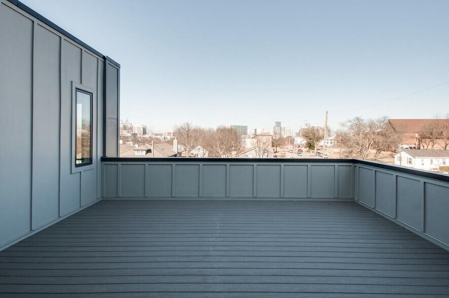 Rooftop deck with unobstructed views of the Gulch and downtown - 1207 Tremont Ave