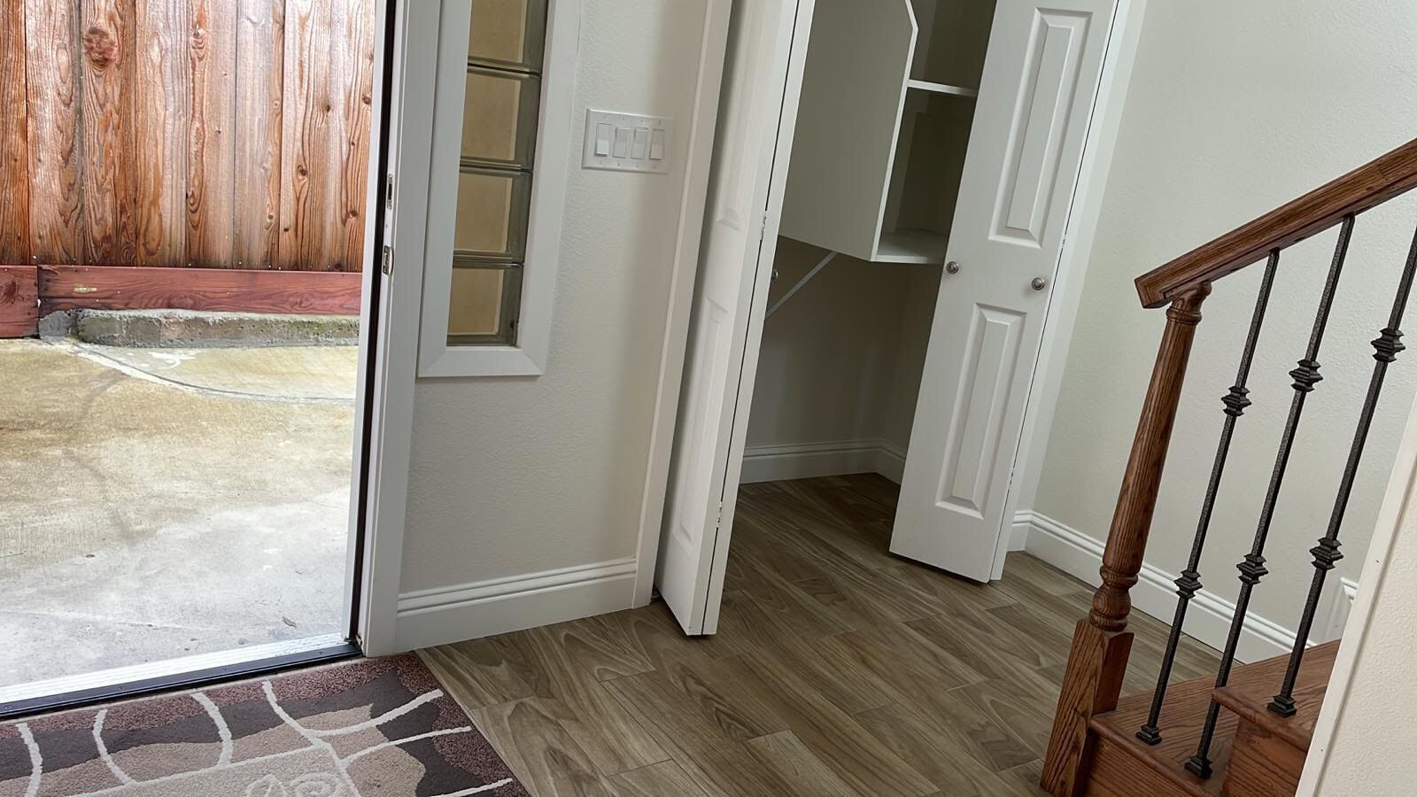 Storage space in foyer - 2231 Whitman Way