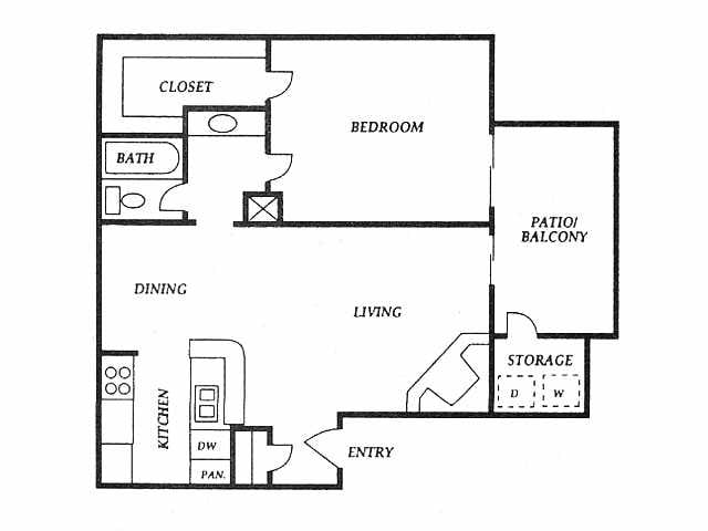 Floorplan - Cozumel Apartments