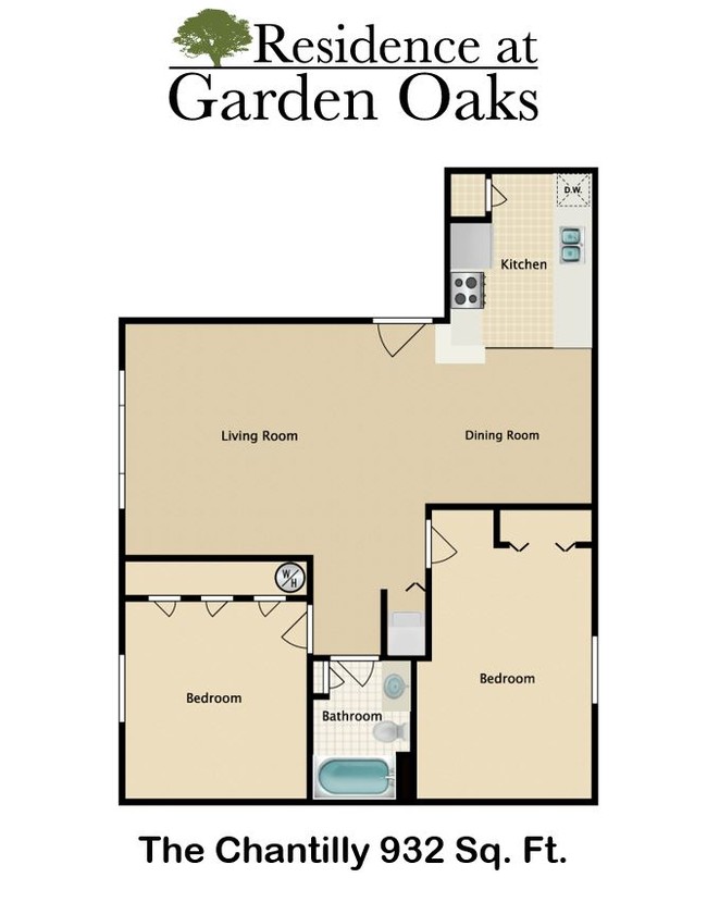 Floorplan - Residence at Garden Oaks