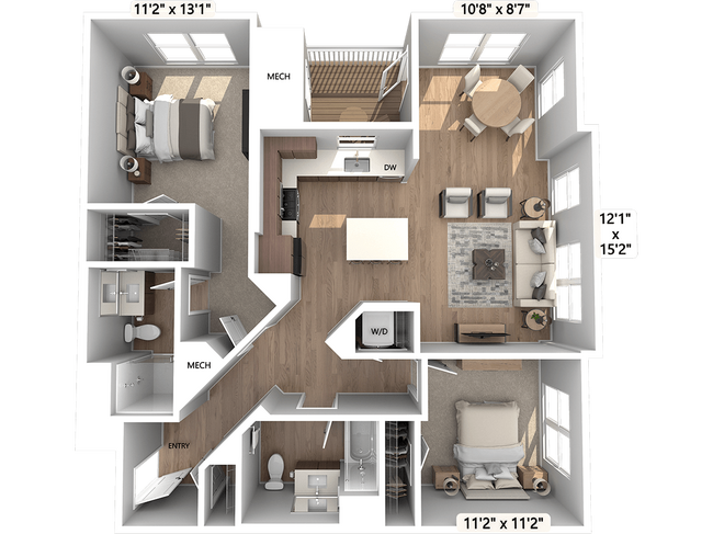 Floorplan - Avalon Princeton Circle