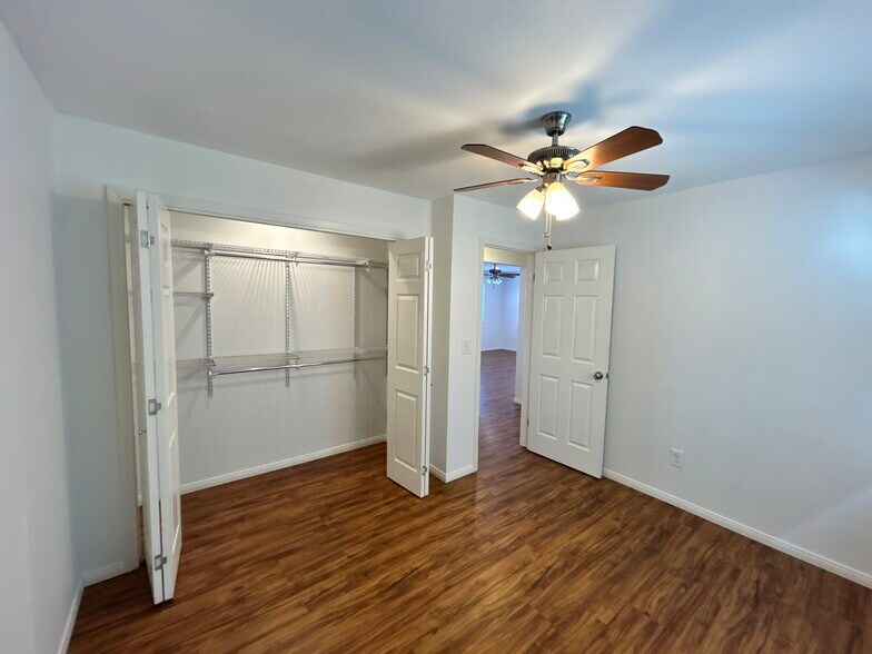 Closets with Lighting and Adjustable Shelves - 1601 Alabama St