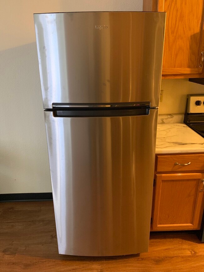 Brand New Stainless Steel Refrigerator - 604 NE Douglas St