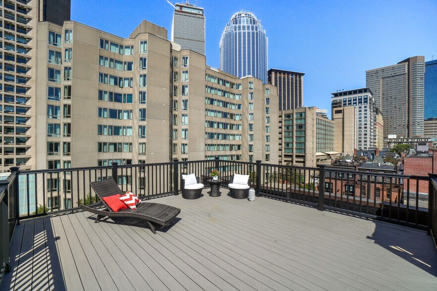 Semi-private roof deck - 117 Saint Botolph St