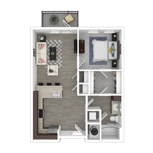 Floorplan - FIFTEEN51 Apartments of Lexington