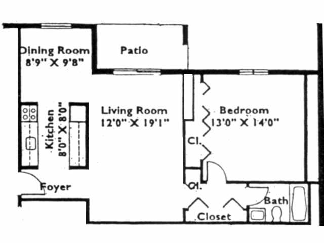 1x1 - Alexandria Apartments