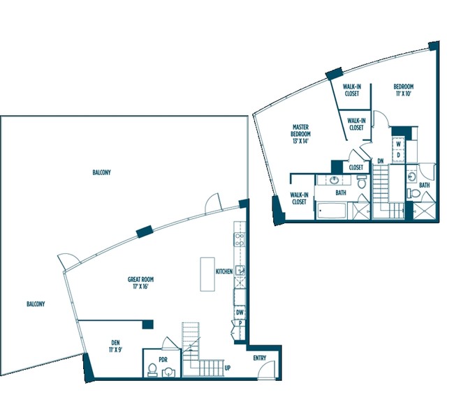 2BR/2.5BA H 1625 sqft - Foundry Lofts