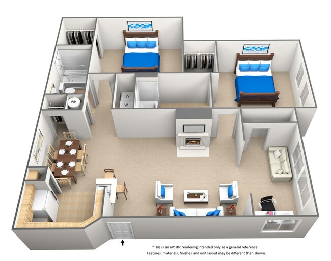 Floorplan - Bridford Lake Apartments