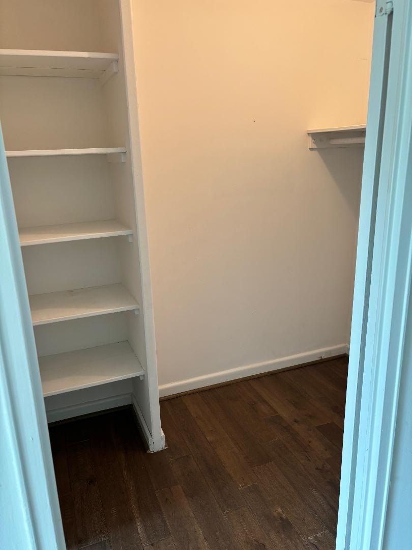 Walk-in closet with built in shelving - 1300 S Arlington Ridge Rd