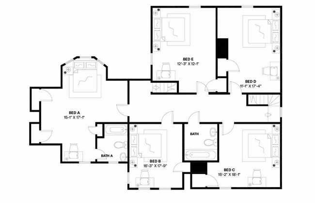 Building Photo - Private bedroom in 5 bed/2.5 bath Home