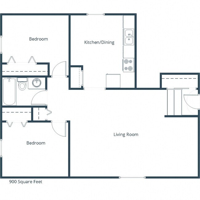 Floorplan - Oakview Townhomes
