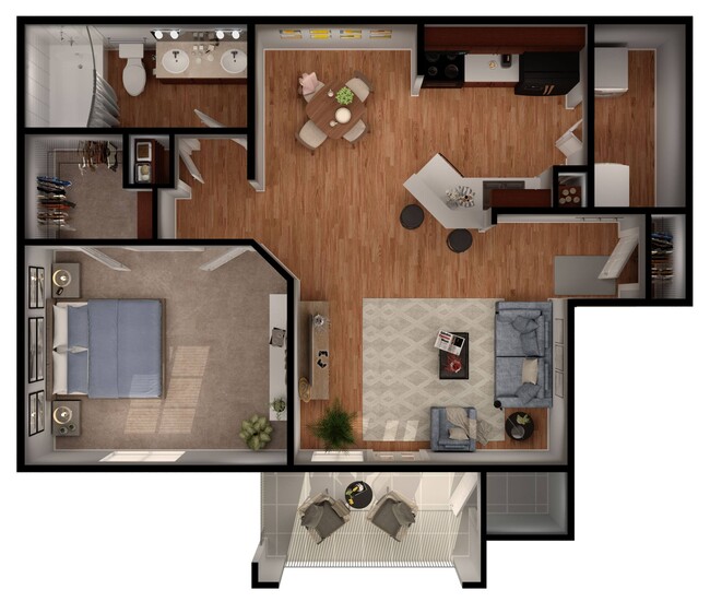 Floorplan - Park Hudson Place Apartments