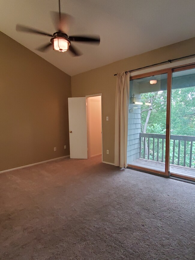 Master Bedroom with porch - 7122 Wood Hollow Dr