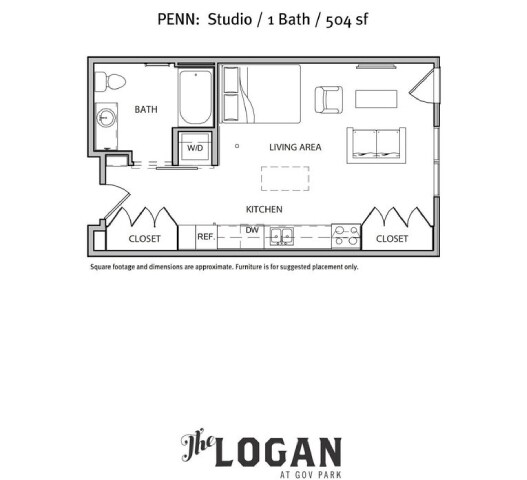 Floorplan - The Logan Apartments