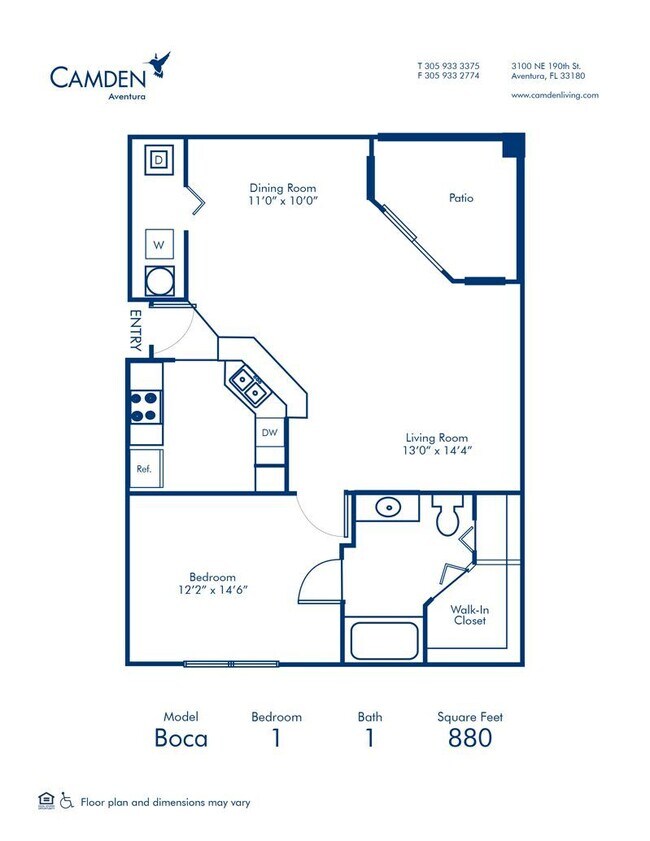 Floorplan - Camden Aventura