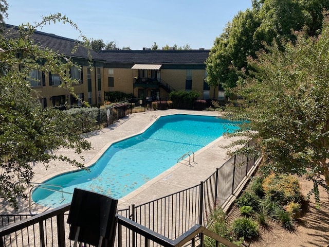 View of pool from balcony - 6010 E University Blvd