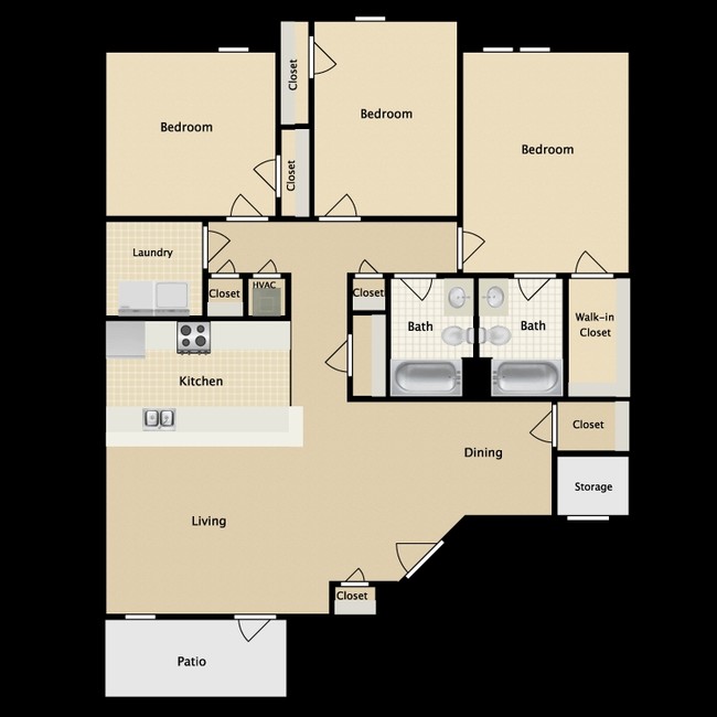 3BR/2BA - Willow Park