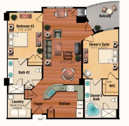 2BR/2BA - Grandview at Annapolis Towne Centre
