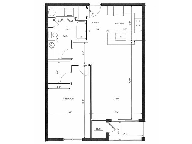 1BR/1BA - Sofi Danvers